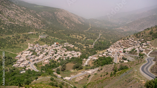 Foto view from the top of the hill