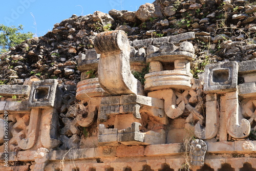 Masque de Chac à Labna  au mexique