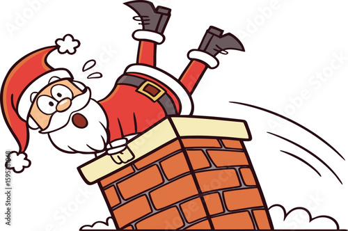 Santa’s Chimney Slip-Up
