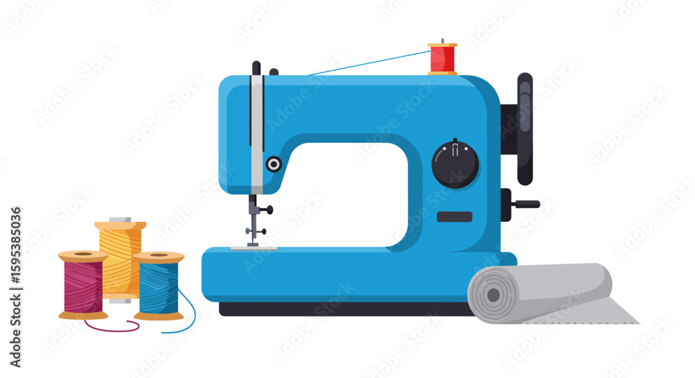 Fototapeta premium Minimalist Flat Vector Icon of Fashion and Accessories – Modern Style
