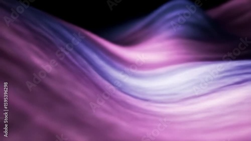 Abstract fluidic purple and blue design