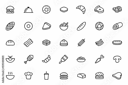 A tasty and restaurant-inspired bundle featuring plated and prepared meat dishes—perfect for chefs, food content creators, or menu designers