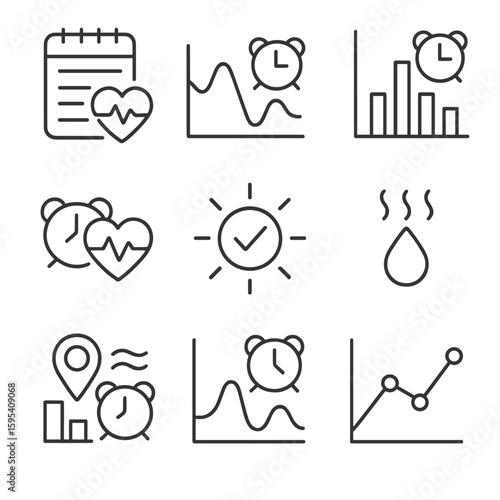 Captions heart isolated vector overlay sleep no chinese icons data icon characters