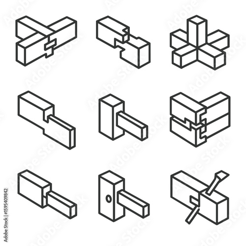 Any icon japanese icons joint typography no vector bubbles ari set joinery