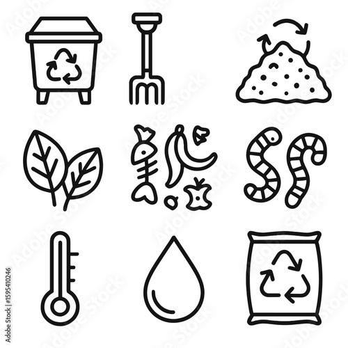 Detailed captions composting spaced chinese modern equally set icons no vector icon