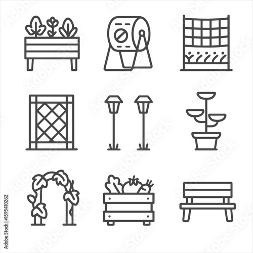 Numbers no speech garden chinese per vector characters uniform marks rooftop icon