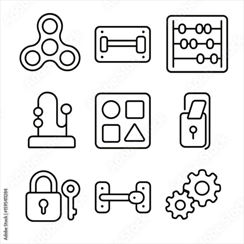 Bolt vector no uniform icon shapes spaced board cyrillic busy icons speech