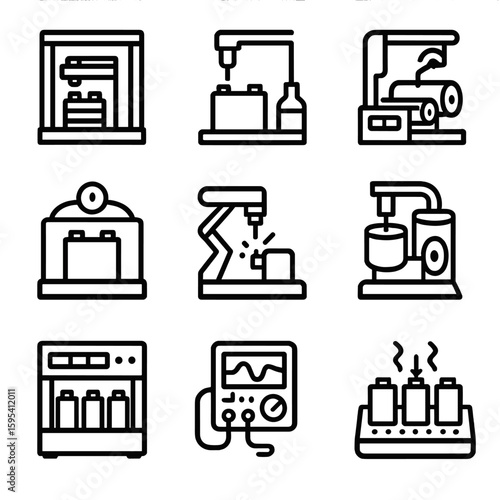 Vector labels any isolated typography chinese no transparent icons tools battery icon