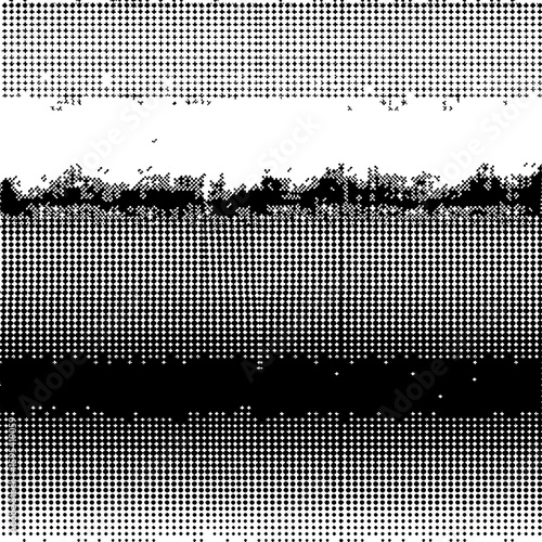 Abstract Pixelated Texture: A digitally crafted, high-contrast texture featuring a mosaic of black and white pixels arranged to create visual interest.