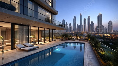 Wallpaper Mural Luxury Penthouse in Dubai with Stunning City Views Torontodigital.ca