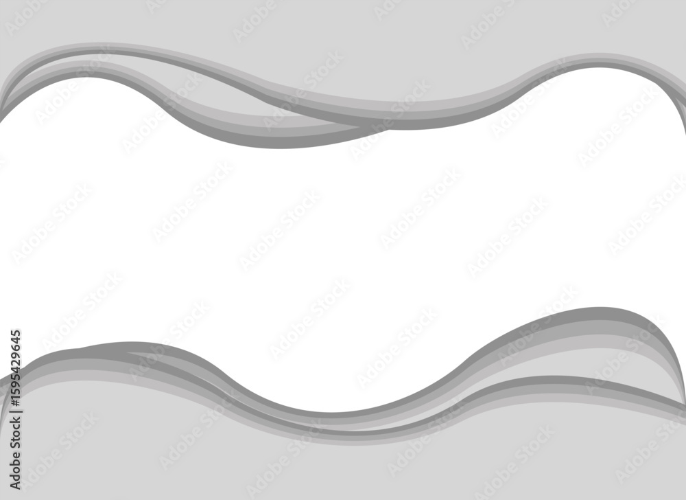 Obraz premium white-gray background with wavy pattern. design