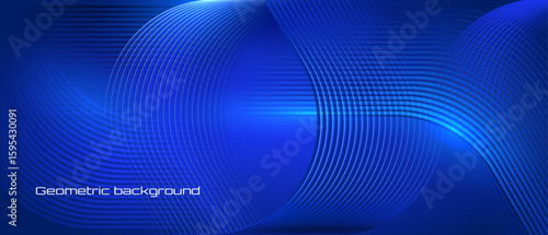 A modern illustration based on parallel lines. Perfect for brochures, presentations and any design.