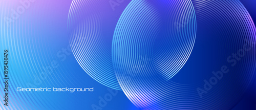 A minimalistiс llustration based on intersecting circles. Perfect for brochures, presentations and any design.