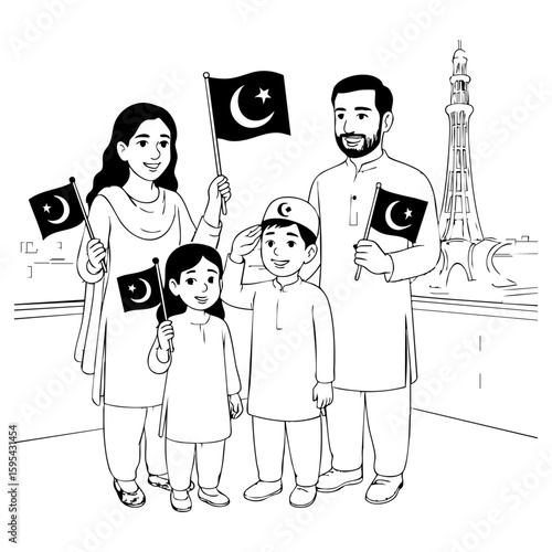 independence day of pakistan vector