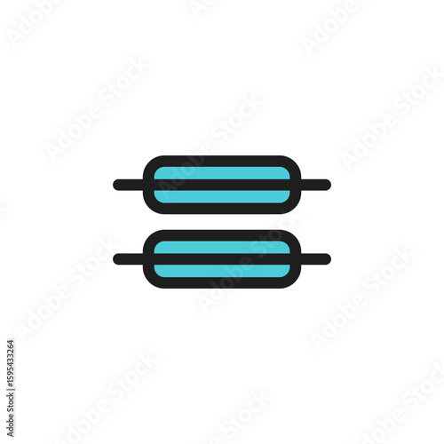 align icon is designed in a visually appealing and easily recognizable style. It’s suitable for various visual needs such as apps, digital media, or other graphic design projects