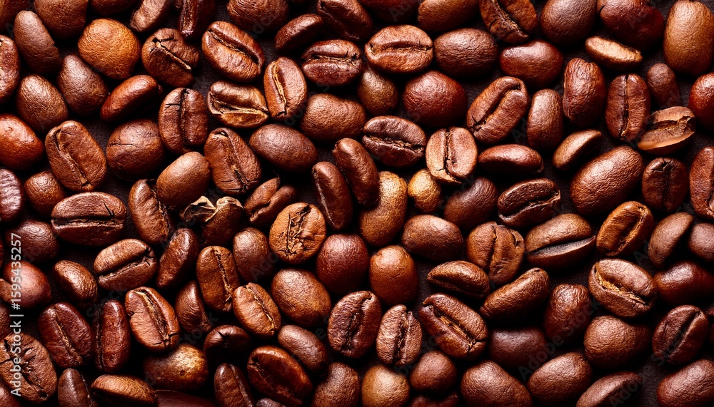 Fototapeta premium roasted coffee beans background
