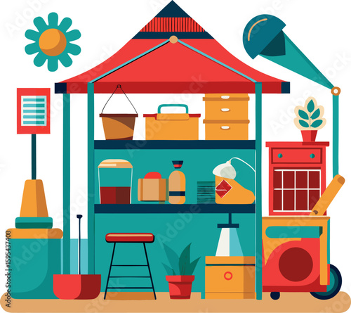 DIY Garage Sale Setup
