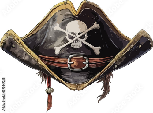 old pirate cap