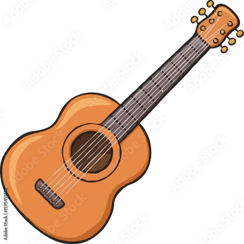 acoustic guitar vector