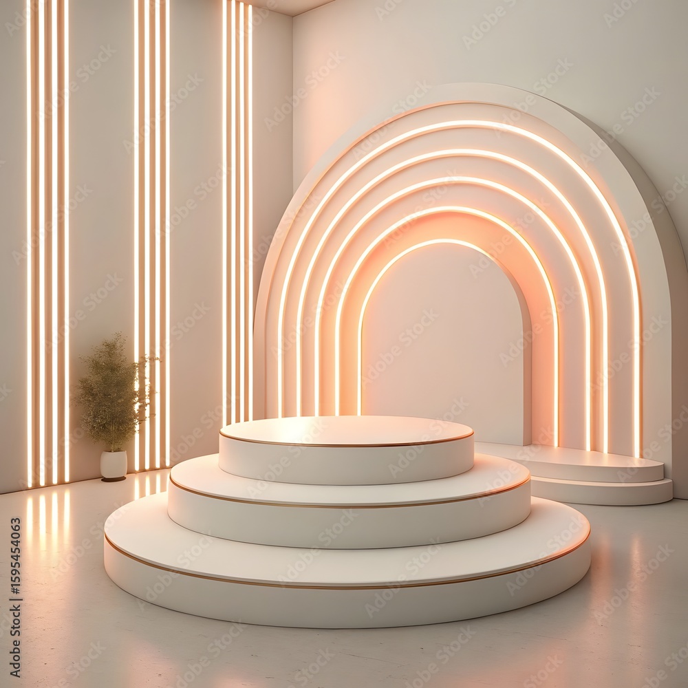 Fototapeta premium abstract background with columns