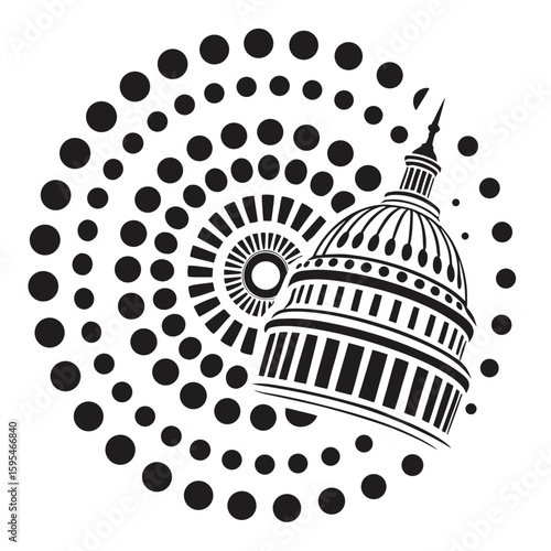 black and white abstract background