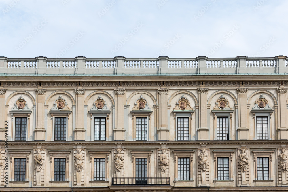 Obraz premium Stockholm Palace (Royal Palace), the official residence of of the Swedish monarch.