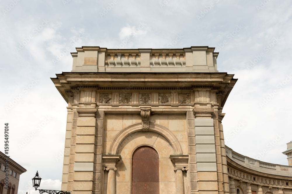 Obraz premium Stockholm Palace (Royal Palace), the official residence of of the Swedish monarch.