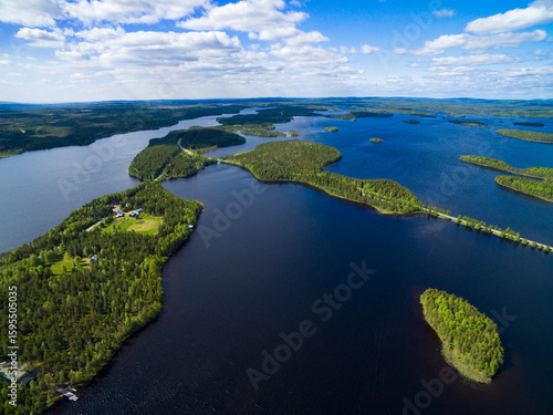 Aerial view of islands on V...