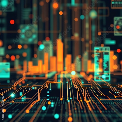 circuit board background