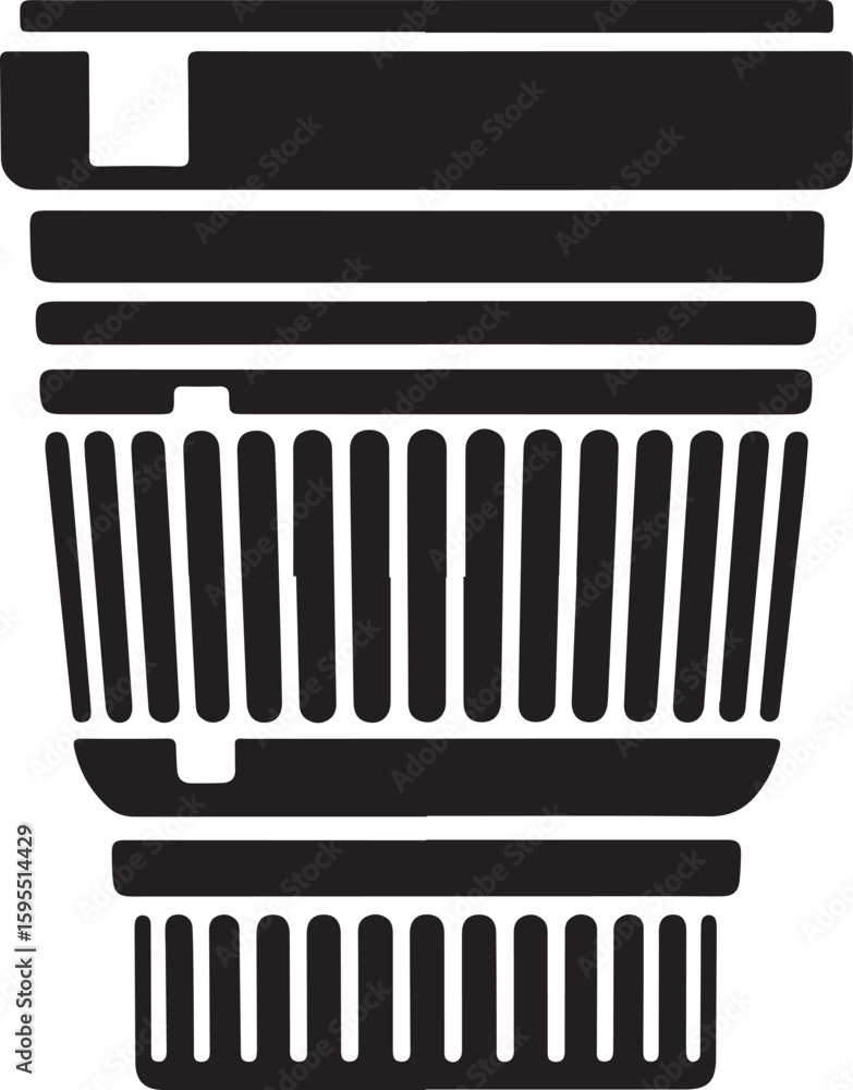 Camera Lens Icon Black and White Photography Equipment Graphic Camera Lens Icon Black and White Photography Equipment Graphic