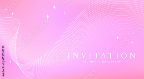 Abstract light pink background. Vector soft pink gradient illustration with a pearlescent effect for web or print cover banners, posters, flyers, women's day, Valentine's Day, birthday or wedding.