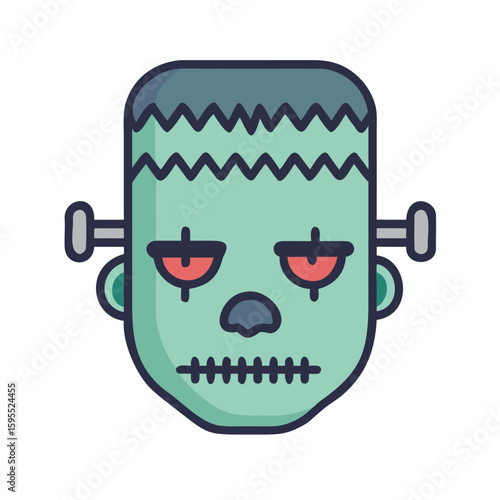 frankenstein monster vector icon