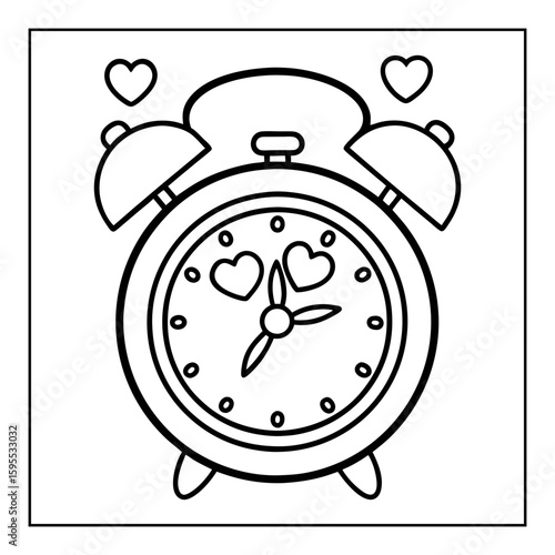 vector illustration of a coloring page