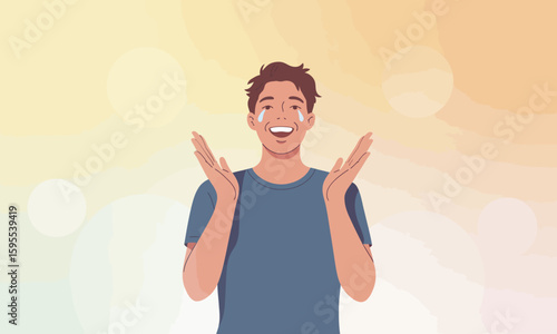 Overjoyed: A Man's Tears of Happiness