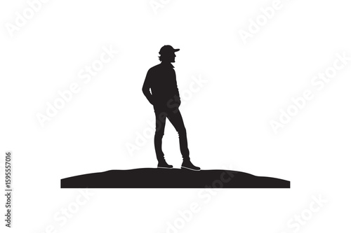 Coverage vector silhouette on white background.02