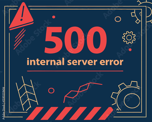 Error Server Crash Screen | Website Maintenance Error Page