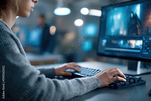 Video game development studio showcasing colorful designs and collaborative creativity