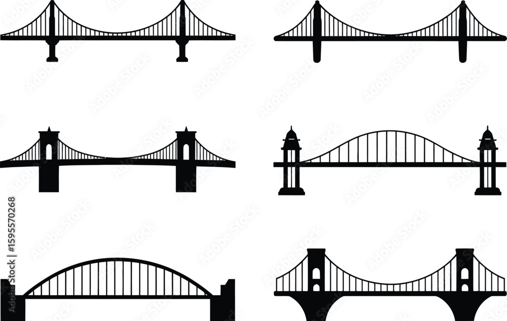 Fototapeta premium Elegant black fancy wall pattern silhouette design isolated on white background