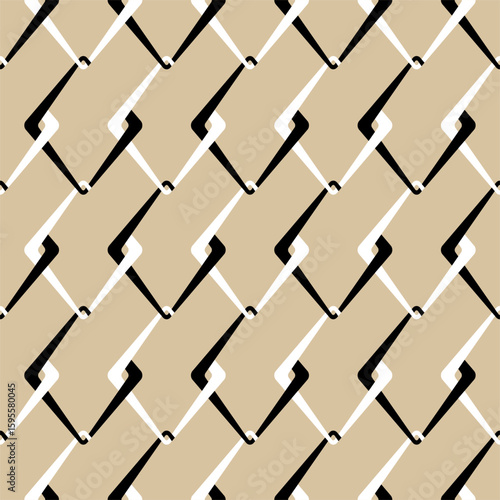 Kusursuz geometrik desen. Vektör Illustration.	