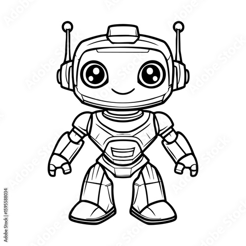 cartoon robot