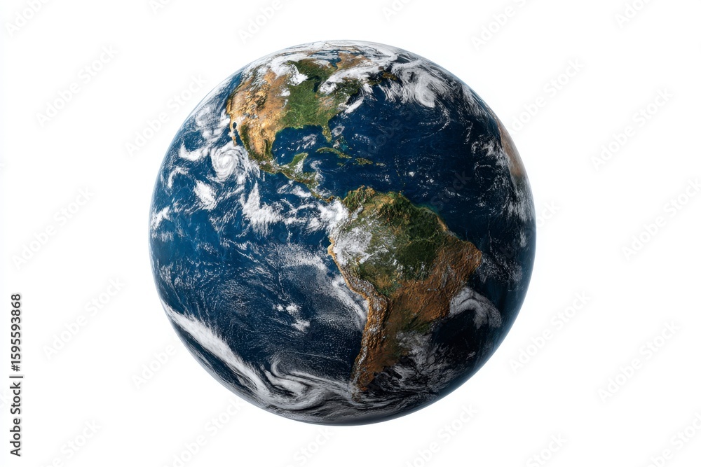 Fototapeta premium Earth View From Space