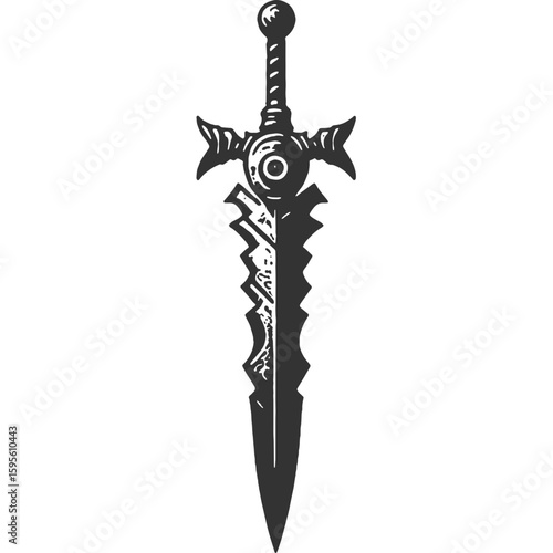 Worn by the Weight  Vintage Illustration Vector