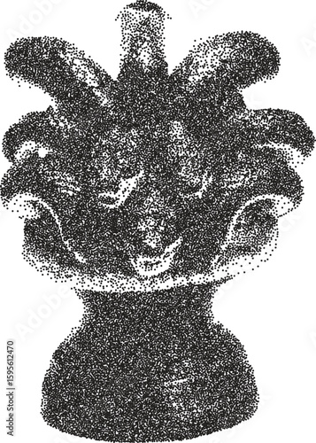 Snake y2k retro stipple art reptile brutalist halftone vector png transparent, scale 2000s photocopy effect tattoo aesthetic