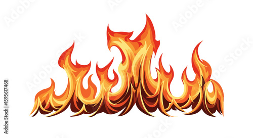 Animated Fire Illustration