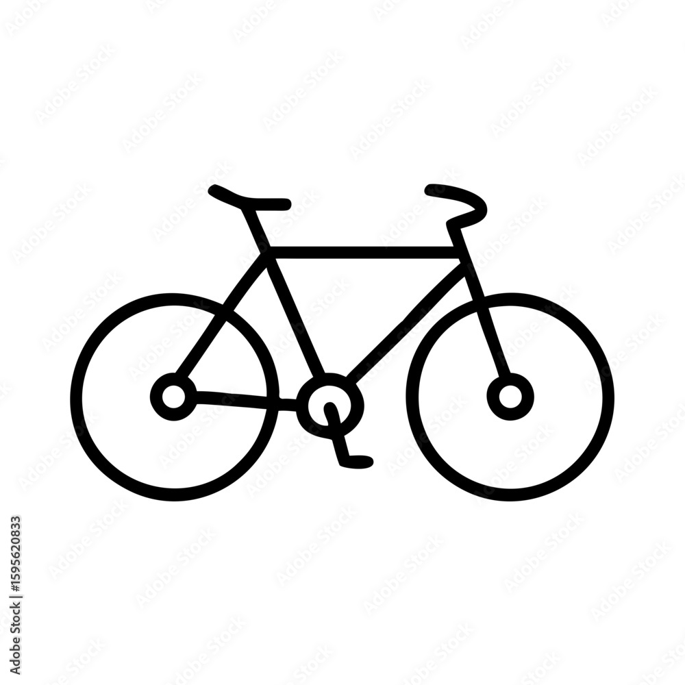bicycle silhouette vector, Bike icon bicycle silhouette vector, Bike icon