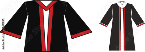 Court room clothes illustration 
