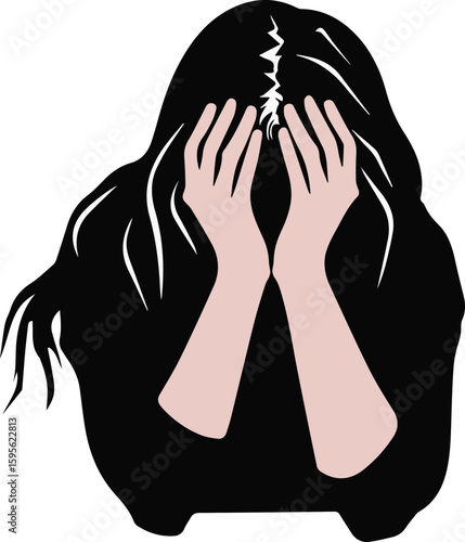 괴로워하는 모습