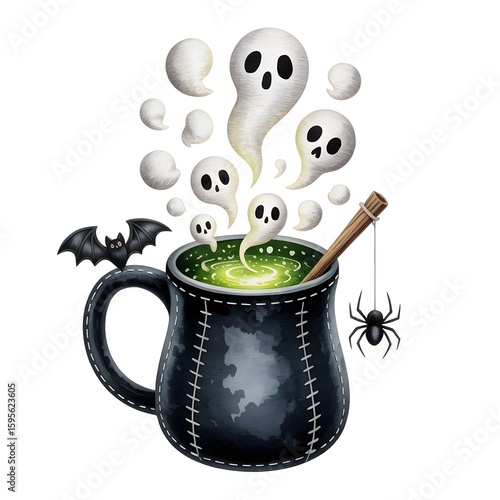 illustration of cooking pot