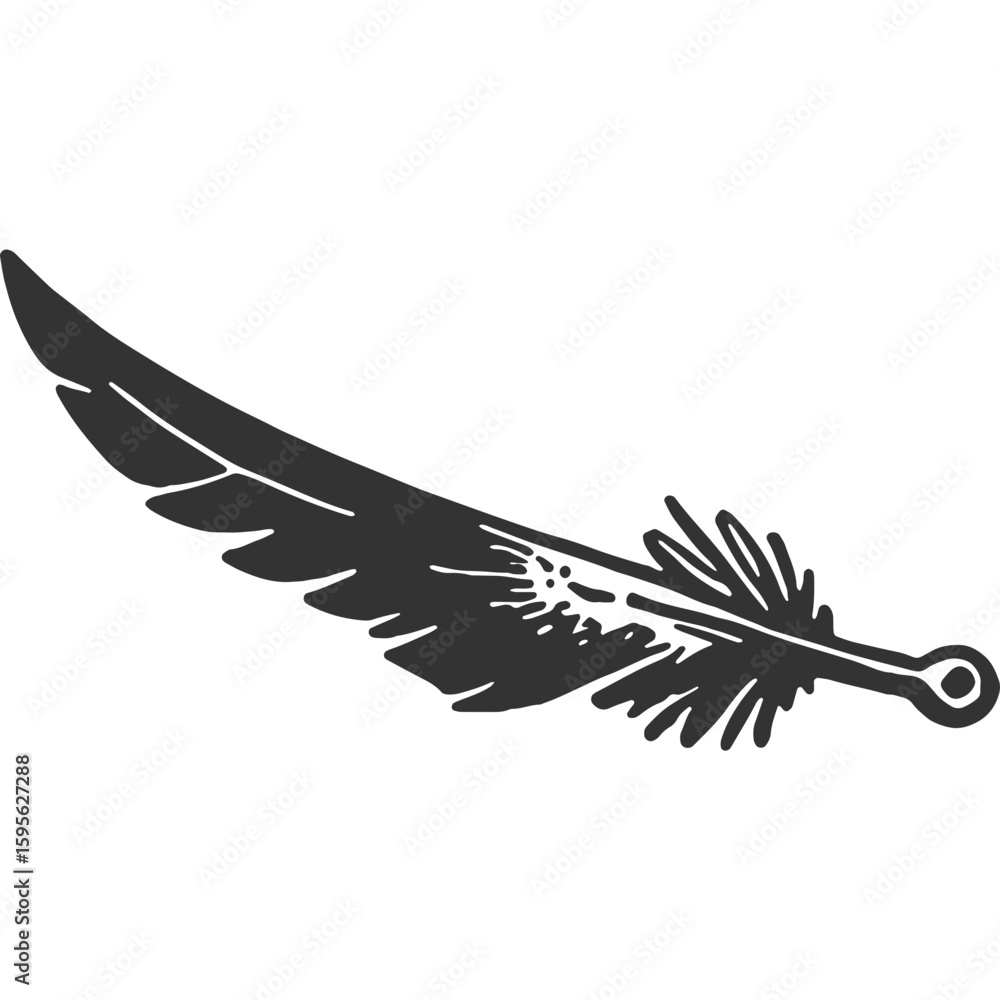 Obraz premium Nothing Vintage Illustration Vector