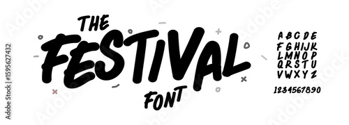 Font Festival colorful alphabet, kid colored sans serif letters, joyful festival font for bright fiesta logo, mexican headline, birthday and greeting card childhood lettering.Vector typographic design